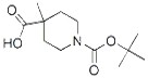 1-Boc-4-甲基-4-哌啶甲酸