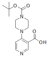 4-(3-羧基-4-吡啶)-1-哌嗪羧酸叔丁酯
