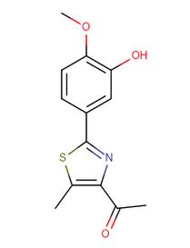 1-(2-(3-hydroxy-4-methoxyphenyl)-5-methylthiazol-4-yl)-ethan-1-one