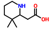 3,3-dimethyl-2-piperidineacetic acid