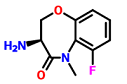 (3S)-3-amino-6-fluoro-2,3-dihydro-5-methyl-1,5-benzoxazepin-4(5H)-one