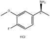 (S)-1-(4-氟-3-甲氧基苯基)乙胺鹽酸鹽
